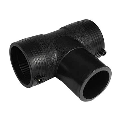 HDPE Pipe Fittings For Communication Pipe Factory Direct Sale HDPE Pipe Fittings Electrofusion Equal Tee