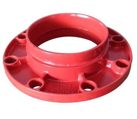 Malleable Water Fitting Pipe Flange Electroplating Iron Elbow Grooved Fittings